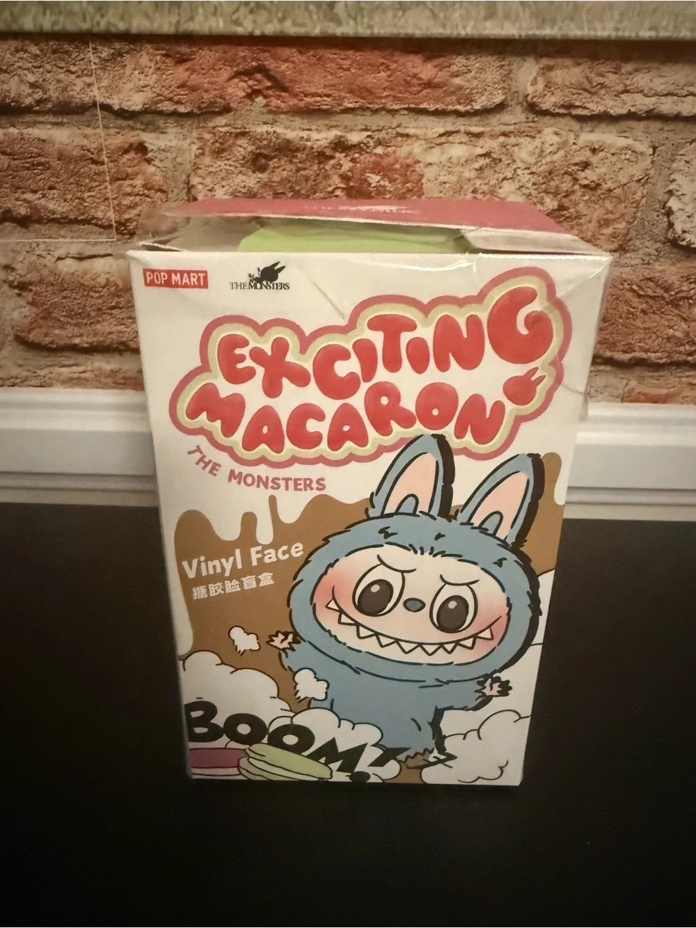 Labubu Exciting Macron Pop Mart The Monsters- Sesame Bean with Chanel glasses